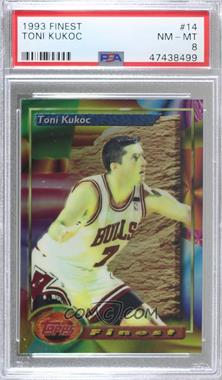 1993-94 Topps Finest - [Base] #14 - Toni Kukoc [PSA 8 NM‑MT]