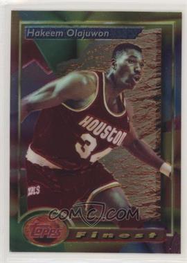 1993-94 Topps Finest - [Base] #76 - Hakeem Olajuwon [EX to NM]