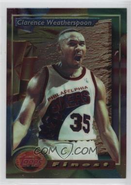 1993-94 Topps Finest - [Base] #77 - Clarence Weatherspoon