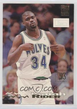 1993-94 Topps Stadium Club - [Base] - 1st Day Issue #234 - Draft Pick - Isaiah Rider