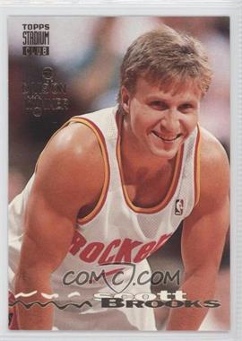 1993-94 Topps Stadium Club - [Base] - Division Winner #37 - Scott Brooks