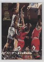 John Starks (Guarded by Michael Jordan)