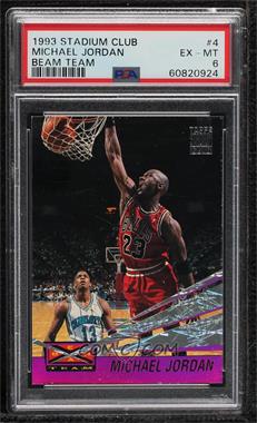 1993-94 Topps Stadium Club - Beam Team #4 - Michael Jordan [PSA 6 EX‑MT]