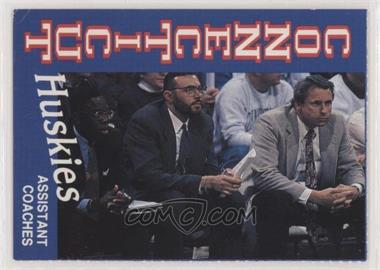 1993-94 University of Connecticut Huskies Team Issue - [Base] #_DLH - Howie Dickenman, Dave Leitao, Karl Hobbs [EX to NM]