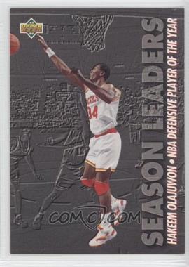 1993-94 Upper Deck - [Base] #176 - Season Leaders - Hakeem Olajuwon