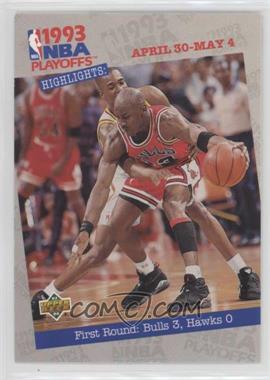 1993-94 Upper Deck - [Base] #180 - NBA Playoffs Highlights - Michael Jordan [Noted]