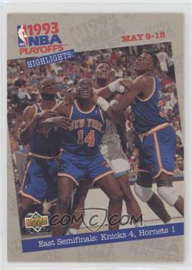 1993-94 Upper Deck - [Base] #186 - NBA Playoffs Highlights - New York Knicks Team