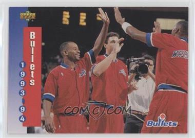 1993-94 Upper Deck - [Base] #236 - Washington Bullets Team