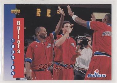 1993-94 Upper Deck - [Base] #236 - Washington Bullets Team