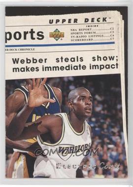 1993-94 Upper Deck Special Edition - [Base] - Electric Court #207 - Team Headlines - Chris Webber