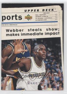 1993-94 Upper Deck Special Edition - [Base] - Electric Court #207 - Team Headlines - Chris Webber