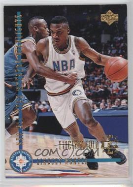 1993-94 Upper Deck Special Edition - [Base] - Gold Electric Court #185 - NBA All-Star Weekend Highlights - Lindsey Hunter