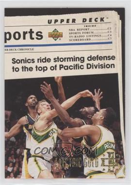 1993-94 Upper Deck Special Edition - [Base] - Gold Electric Court #223 - Team Headlines - Seattle SuperSonics