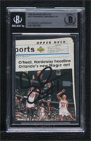 Team Headlines - Anfernee Hardaway, Shaquille O'Neal [BAS BGS Authent…