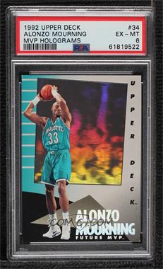 1993 Upper Deck - Box Set NBA Hologram Set #34 - Alonzo Mourning /138000 [PSA 6 EX‑MT]