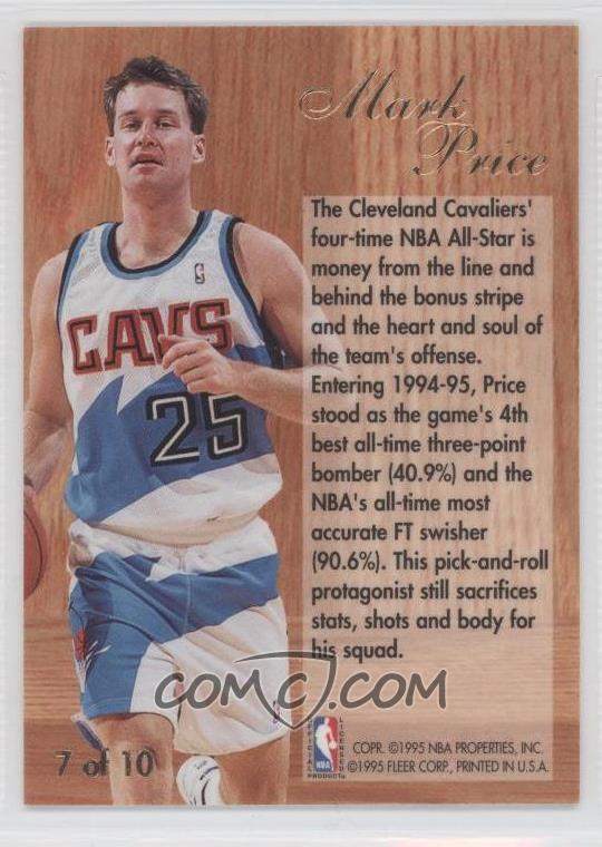 1994 95 Flair Play Maker 7 Mark Price Comc Card Marketplace Report Error