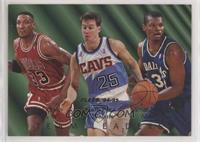 Scottie Pippen, Mark Price, Jamal Mashburn