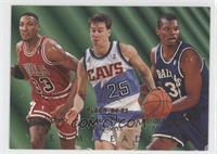 Scottie Pippen, Mark Price, Jamal Mashburn