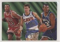 Scottie Pippen, Mark Price, Jamal Mashburn