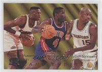 Dikembe Mutombo, Joe Dumars, Latrell Sprewell (Joe Dumars - Pistons)