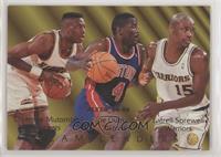 Dikembe Mutombo, Joe Dumars, Latrell Sprewell (Joe Dumars - Pistons)