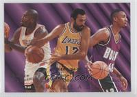 Vlade Divac, Glen Rice, Vin Baker