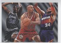 Shaquille O'Neal, Charles Barkley, Clarence Weatherspoon