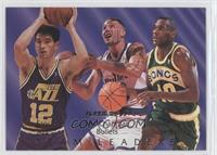 Rex Chapman, Shawn Kemp, John Stockton