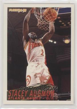 1994-95 Fleer European - [Base] #1 - Stacey Augmon [EX to NM]