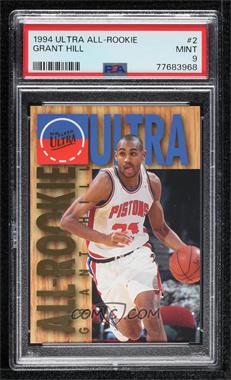 1994-95 Fleer Ultra - All-Rookie #2 - Grant Hill [PSA 9 MINT]