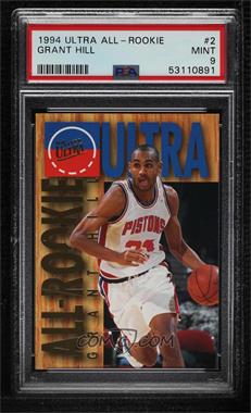 1994-95 Fleer Ultra - All-Rookie #2 - Grant Hill [PSA 9 MINT]