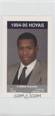 1994-95 Georgetown Hoyas Kids & Cops Police - [Base] #5 - Allen Iverson