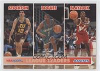 Tyrone Bogues, Mookie Blaylock, John Stockton