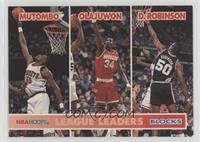 Dikembe Mutombo, Hakeem Olajuwon, David Robinson