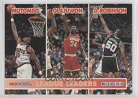 Dikembe Mutombo, Hakeem Olajuwon, David Robinson