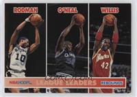 Dennis Rodman, Shaquille O'Neal, Kevin Willis [EX to NM]