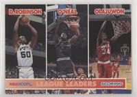 David Robinson, Shaquille O'Neal, Hakeem Olajuwon