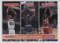 David Robinson, Shaquille O'Neal, Hakeem Olajuwon