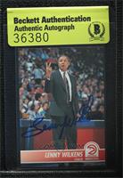 Lenny Wilkens [BAS Beckett Auth Sticker]