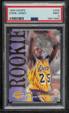 1994-95 NBA Hoops - [Base] #339 - Eddie Jones [PSA 9 MINT]