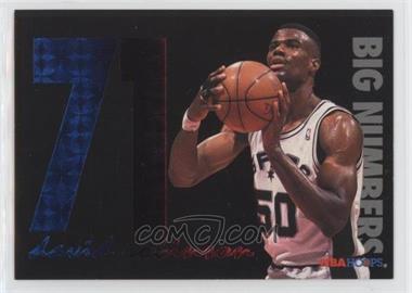 1994-95 NBA Hoops - Big Numbers - Rainbow #BN1 - David Robinson