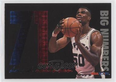 1994-95 NBA Hoops - Big Numbers - Rainbow #BN1 - David Robinson