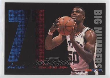 1994-95 NBA Hoops - Big Numbers - Rainbow #BN1 - David Robinson