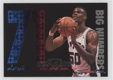 1994-95 NBA Hoops - Big Numbers - Rainbow #BN1 - David Robinson