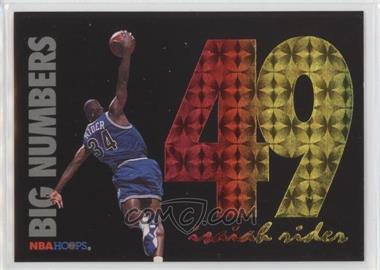 1994-95 NBA Hoops - Big Numbers - Rainbow #BN10 - Isaiah Rider