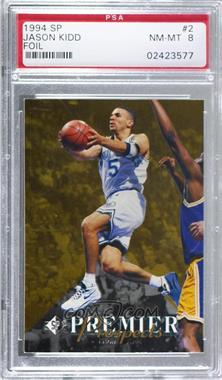 1994-95 SP - [Base] #2 - Jason Kidd [PSA 8 NM‑MT]