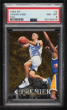 1994-95 SP - [Base] #2 - Jason Kidd [PSA 8 NM‑MT]