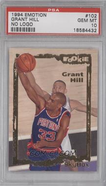 1994-95 Skybox Emotion - [Base] #102 - Grant Hill [PSA 10 GEM MT]