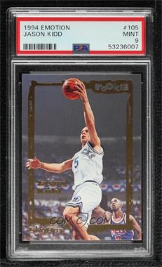 1994-95 Skybox Emotion - [Base] #105 - Jason Kidd [PSA 9 MINT]