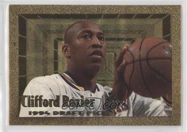 1994-95 Topps Embossed - [Base] - Golden Idol #116 - Clifford Rozier